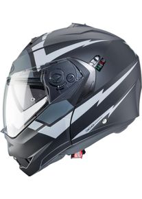 CABERG Duke II Kito, opklapbare helm , kleur: Mat Zwart/Grijs/Lichtgrijs , maat: XS