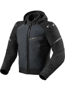 Revit Iridium H2O, textieljas waterdicht , kleur: zwart , maat: L