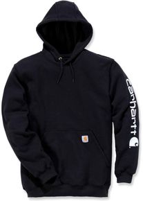 Carhartt Logo, hoodie , color: Light Grey/Black , size: M