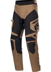 Alpinestars Venture XT S22, broek van textiel over de laarzen , kleur: bruin/zwart , maat: XL