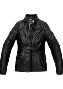 Spidi Rock, leather jacket women , kleur: zwart , maat: 48