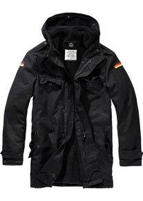 Brandit Parka Flag, textieljas , kleur: zwart , maat: 4XL