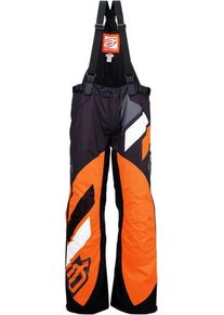 Arctiva S7 Comp, textielbroek , kleur: Zwart/Neon-Oranje/Wit/Grijs , maat: M