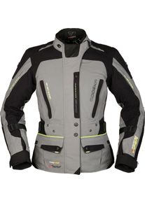 Modeka Viper LT, femmes de veste textile , couleur: Gris/Noir , taille: 40