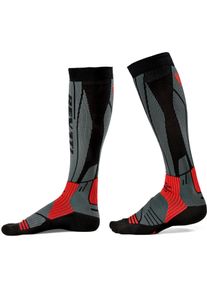 Revit Andes, sokken , kleur: Lichtgrijs/Rood , maat: 39 EU - 41 EU