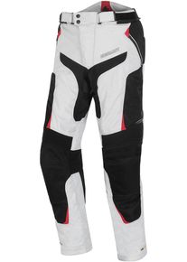 GERMOT X-Air Evo Pro, textile pants waterproof women , color: Light Grey/Black/Red , size: 38
