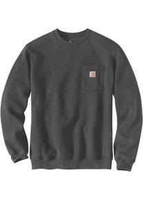Carhartt Crewneck Pocket, trui , kleur: donkergrijs , maat: XL