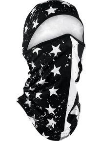Zan Headgear SportFlex Convertible Patriot, balaclava , color: Black/White , size: One Size