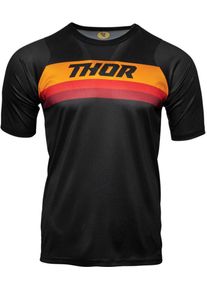 Thor Assist, jersey korte mouw , kleur: zwart/oranje , maat: S