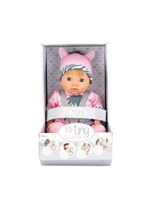 Tiny Treasures Blond haired Doll Zebra outfit