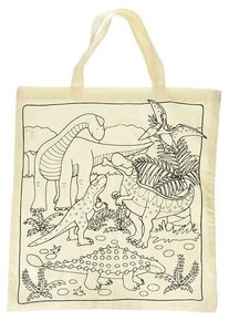 goki Cotton Carrier Bag-Dinosaur XL
