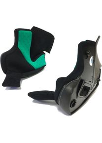 X-Lite X-1004 Ultra Carbon, cheek pads steadyfit , color: Green , size: XXL-3XL