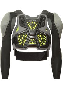 Acerbis Specktrum S22, chaqueta protectora de nivel 2 , color: Negro/Gris/Amarillo Neón , tamaño: XXL