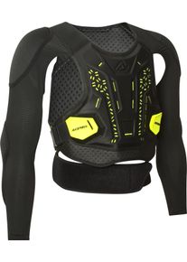 Acerbis Plasma, veste de protection Niveau 2 , couleur: Noir/Jaune Néon , taille: XXL