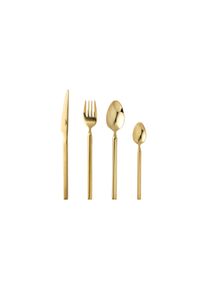 Broste Copenhagen - Tvis Cutlery set , 16 pc - Stainless Steel - Rose Gold