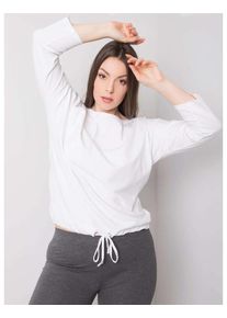 Női plus size blúz SANDY fehér