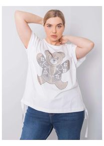 Női plus size blúz MARLENE fehér