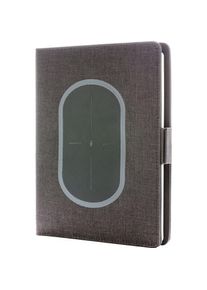 reklameartikler: 'Air notesbog cover i A5-format ...' (XD Design) - sort - Polyester - som Firmagaver få logo trykt på mod merpris (1 stk/pris)