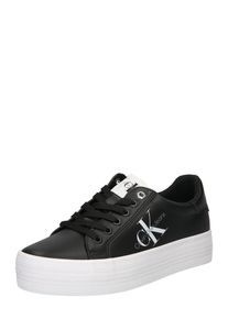 Calvin Klein Jeans Dames Sneakers laag zwart / wit 41