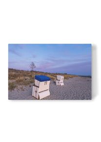 Canvas Print "Strand und Strandkörbe" artboxONE Wallart