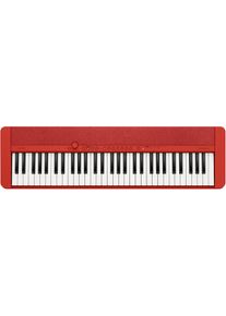 Casio Keyboard »Piano-Keyboard, Ct-s1rdsp«, Ideal Für Piano-Einsteiger Und Klanggourmets rot, Keyboard mit 61 anschlagdynamischen Tasten in...