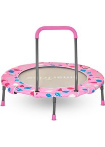 SmarTrike® trampolin »Ã˜: Ca. 90 Cm, Rosa«, Ø 90 Cm, Mit Haltegriff; Zum Bällebad Umbaubar pink, Größe Ø 90 cm - Ø 90 cm, 3in1 Trampolin