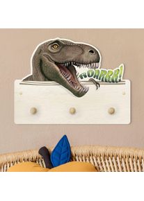 Kindergarderobe Holz Dinosaurier T - Rex