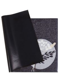 HEINE HOME Fußmatte, Rechteckig, 7 Mm Höhe grau, Größe B/L: 40 cm x 60 cm 7 mm , Aus äußerst strapazierfähigem Polyamid