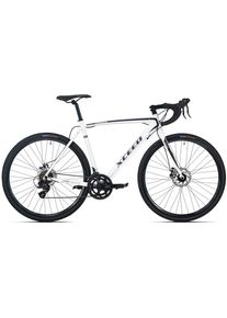 KS-Cycling Ks Cycling Rennrad »Xceed«, 14 Gang, Shimano, Tourney Schaltwerk, Kettenschaltung schwarz-weiß, Größe 58 cm - 28 Zoll (71,12 cm),...
