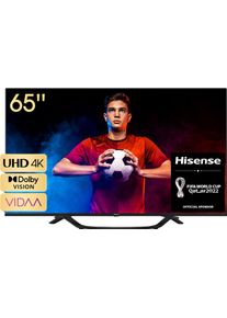 HISENSE Led-Fernseher »65A66H«, 164 Cm/65 Zoll, 4k Ultra Hd, Smart-Tv schwarz, 4K Ultra HD (UHD) Fernseher, VIDAA U 5 Smart-TV, 164 cm (65 Zoll)