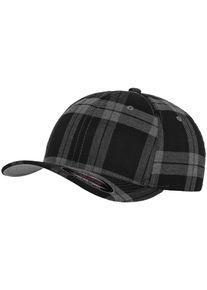 Flexfit Dames Pet 'Tartan Plaid' donkergrijs / zwart 60-61