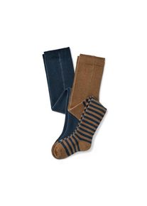 Tchibo - 2 Paar Thermo-Strumpfhosen - Braun - Kinder - Größe: 86/92