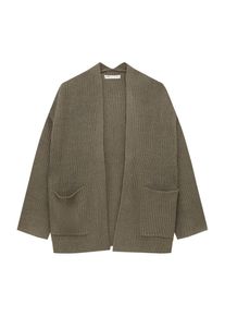 Pull&Bear Pull&Bear Dames Gebreid vest kaki XS-S