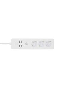 Tellur WiFi Smart Power Strip, 3× 4× USB 4 A, 2200 W, 10 A, 1,8 m predlžovací kábel