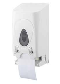 ich-zapfe Porte papier toilette, support papier toilette, dérouleur papier toilette - PQDuo, pour 2 rouleaux, plastique