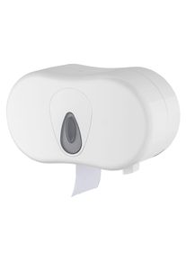 ich-zapfe Porte papier toilette, support papier toilette, dérouleur papier toilette - PQTMDuo, pour 2 rouleaux, plastique
