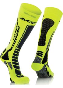 Acerbis MX Pro, socks , color: Black/Neon-Yellow , size: XXL