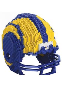 NFL Los Angeles Rams - 3D BRXLZ - Replika Helm Spielzeug blau/gelb