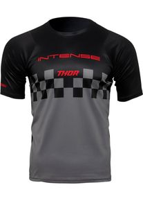 Thor Intense Assist Chex S23, jersey short sleeve , color: Black/Grey , size: XS