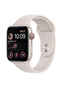 Apple Watch SE (2022) GPS + Cellular 44mm Starlight Aluminium Case with Starlight Sport Band