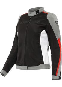 Dainese Hydraflux 2 Air D-Dry, textile jacket waterproof women , color: Black/Grey/Red/White , size: 46