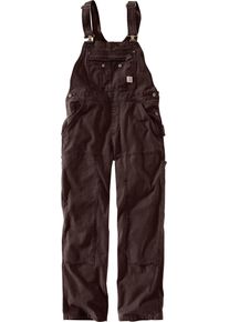 Carhartt Crawford, salopette dames , kleur: donkerbruin , maat: XS