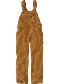 Carhartt Crawford, calças de ganga para mulheres , cor: Castanho , tamanho: XS