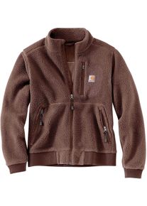 Carhartt Relaxed, fleece jack vrouwen , kleur: donkerbruin , maat: XL
