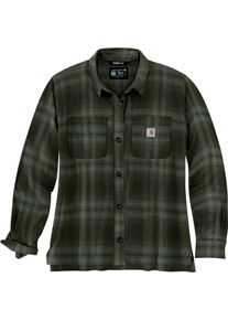 Carhartt Flannel-Plaid, bluzka , kolor: Ciemnozielony (G72) , rozmiar: M