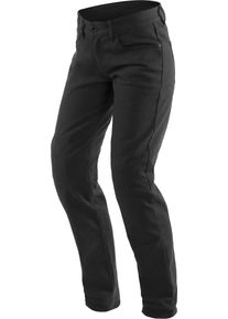 Dainese Casual Slim, textile pants women , color: Black , size: 28