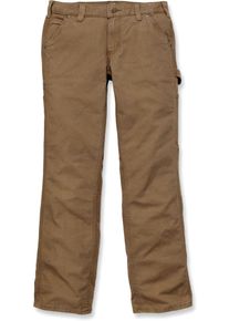 Carhartt Original Fit Crawford, cargo broek vrouwen , kleur: bruin , maat: 12