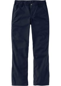 Carhartt Rugged Professional, pantalons en textile pour femmes , couleur: Bleu Fonc&eacute; , taille: W18