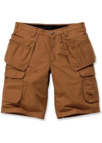 Carhartt Steel Multipocket, cargo shorts , kleur: bruin , maat: W30