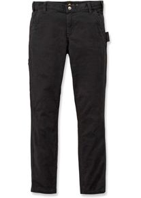 Carhartt Crawford Slim-Fit, textielbroek vrouwen , kleur: zwart , maat: 6